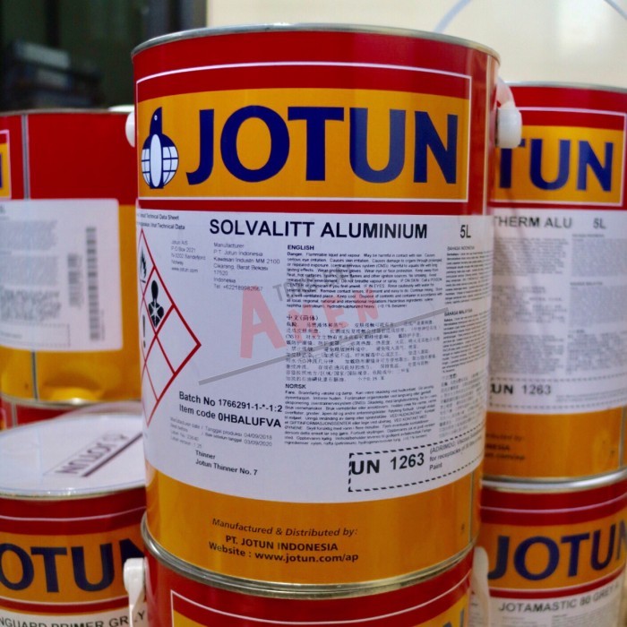 JOTUN SOLVALITT 5LT - RAL 3020 / CAT SILICONE ACRYLIC TAHAN PANAS