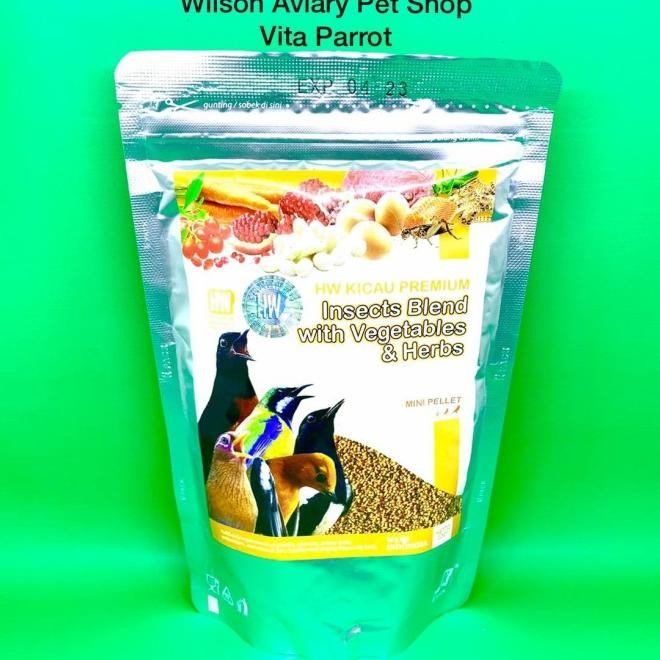 Voer Hw Kicau Premium 220 Gr Makanan Burung Kicau Murai Kacer Hwa Mei