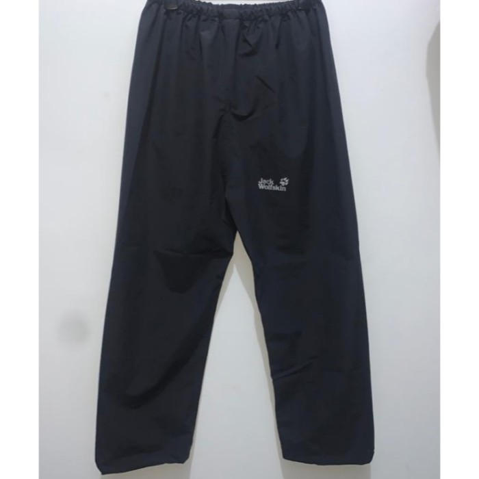 Celana Jas Hujan Raincoat Ponco Jack Wolfskin Waterproof Pria Wanita Baru