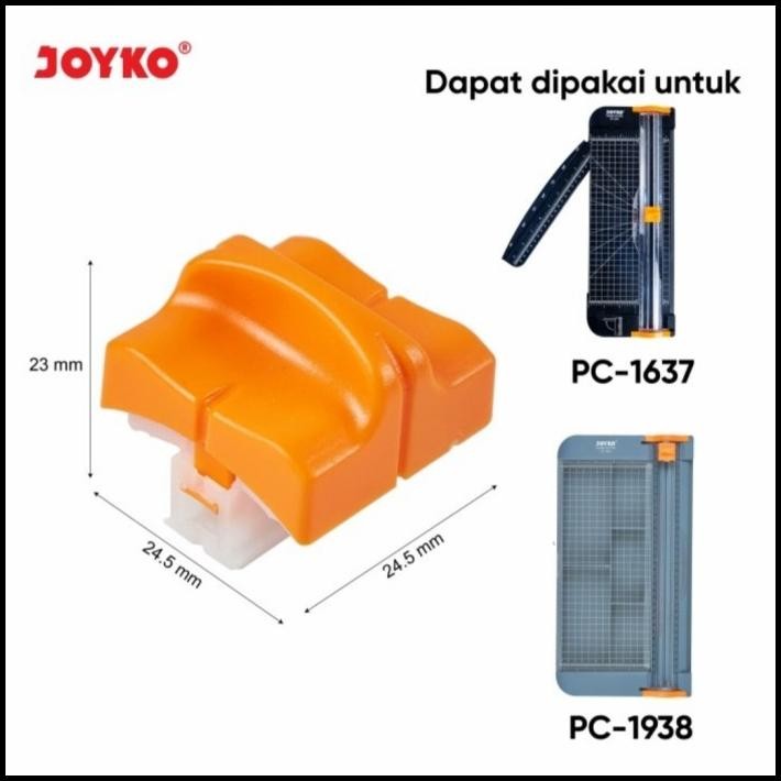 

Blade-1 / Refill Pisau Use Joyko Pc1637 & Pc1938 Pemotong Kertas 1637