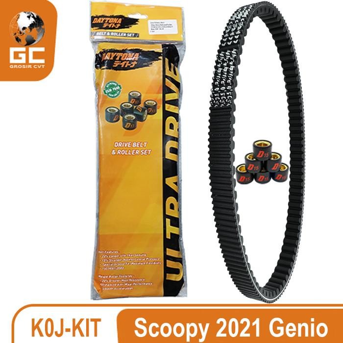 V Belt Vanbelt SET Beat Scoopy Deluxe Genio New Daytona Belt+Roller Best Original