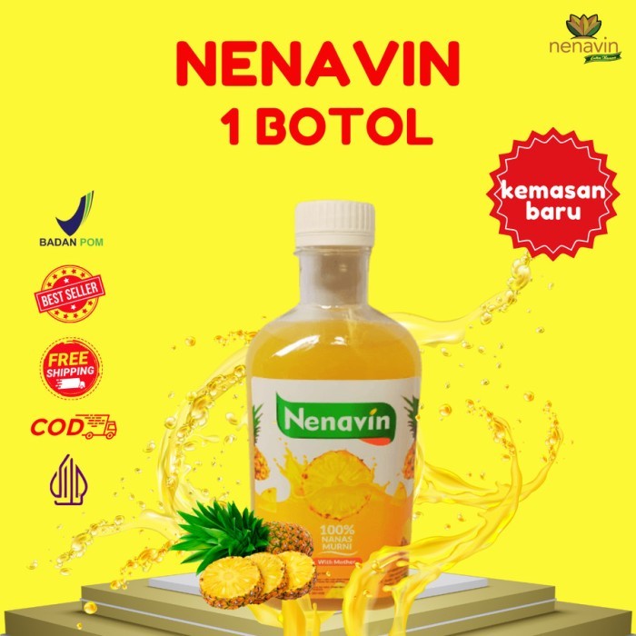 

Nenavin Cuka Nanas Original BPOM dan Halal 3 Botol