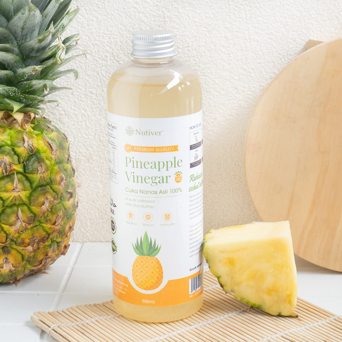 

NUTIVER PINEAPPLE VINEGAR CUKA BUAH NANAS WITH MOTHER MINUMAN DIET