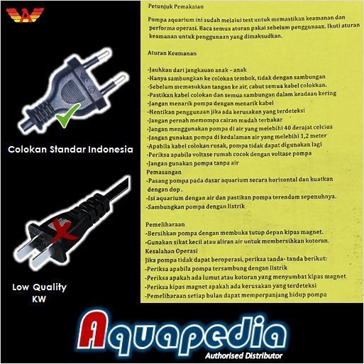 Aquila P-3800 Pompa Celup Aquarium Submersible Water Pump