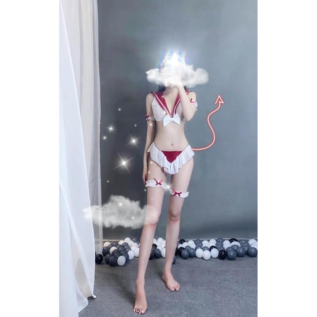 DFG LI-102 sailor set sailormoon sailor moon lingerie baju tidur cosplay TERLARIS