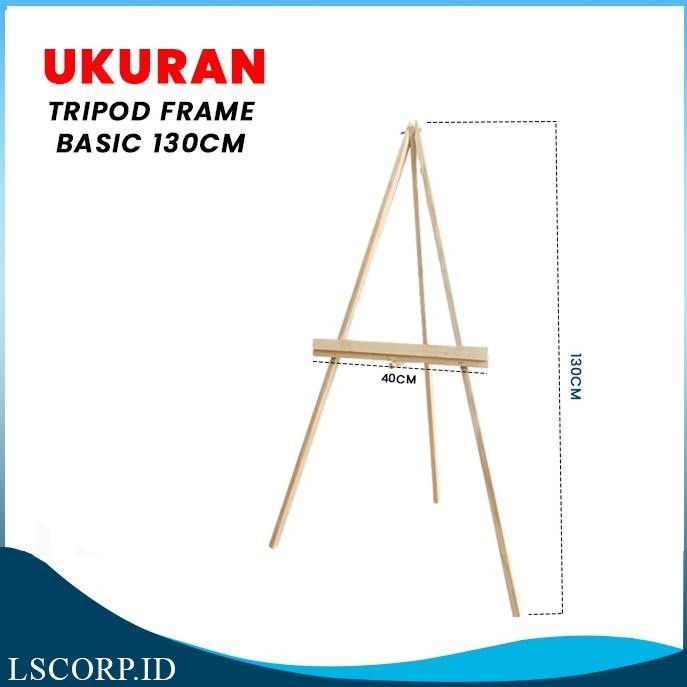 

Big Terlaris Standing Tripod Frame Kayu Wooden Easel Penyangga Papan Wedding Sign, Lukisan, Frame Bingkai Foto, Papan Bunga Pernikahan, Whiteboard, Papan Menu Restoran Ad-77