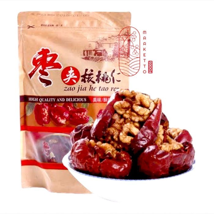 

terbaru !!! zao jia he tao ren / kacang walnut angco/ red dates with