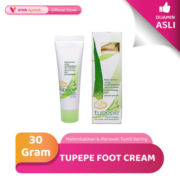 Tupepe Foot Cream untuk Melembabkan Tumit (30 Gram)