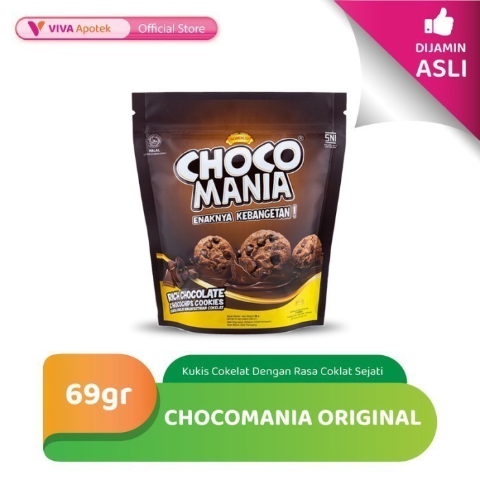 

Chocomania Original Kukis Rasa Cokelat (69 Gram)