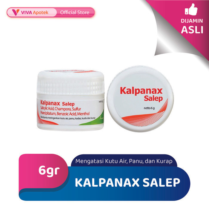 Kalpanax Salep untuk Mengatasi Kutu Air, Panu, dan Kurap (6 Gram)