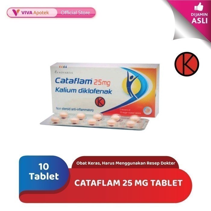 Cataflam 25 mg (10 Tablet)