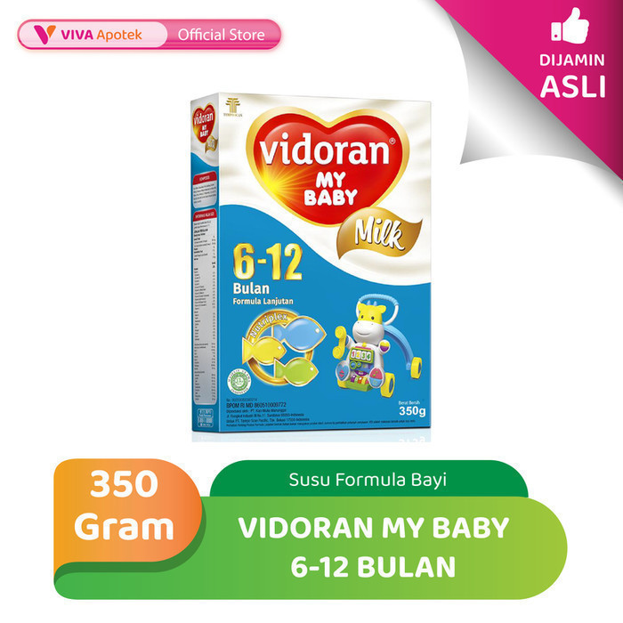 Vidoran My Baby 6-12 Bulan Susu Formula Bayi - 350Gr