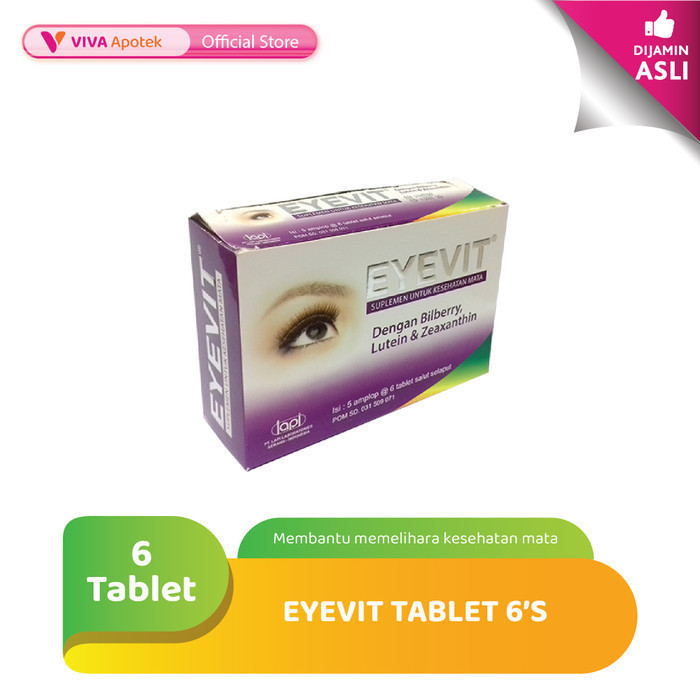 Eyevit untuk Menjaga Kesehatan Mata (6 Tablet)