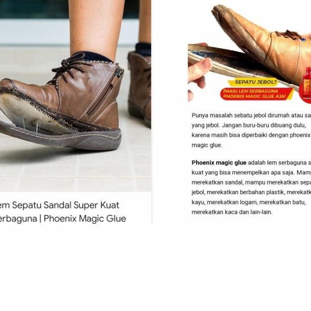 

Phoenix Magic Glue Lem Sepatu Sandal Bisa Media Lain2