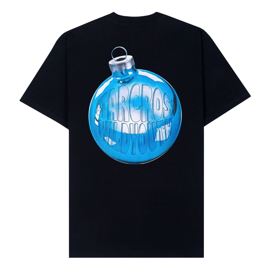 STARCROSS Kaos Pria - BLUE BOMB - Black