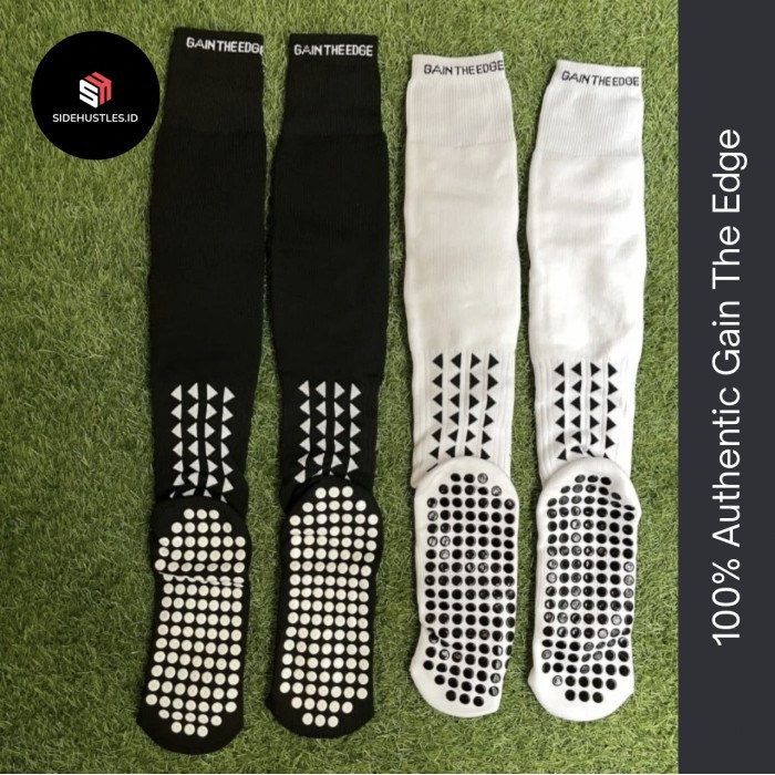 Kaos Kaki Anti Slip Grip Socks Gain The Edge Official Full Length