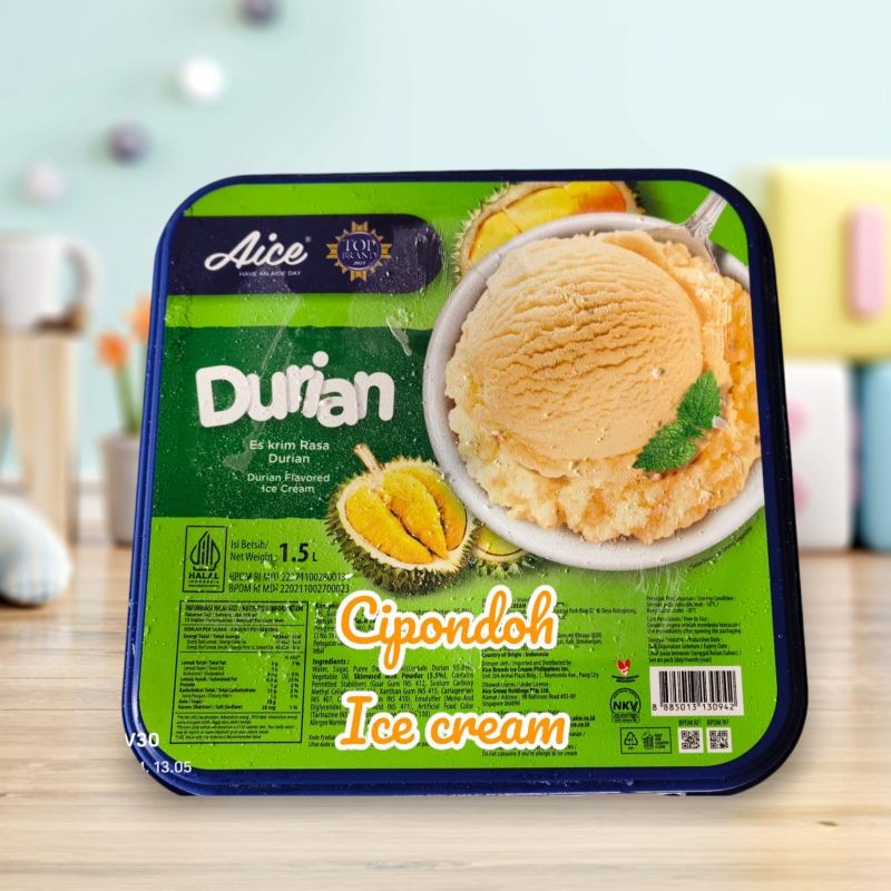 

ICE CREAM AICE DURIAN 1,5 LITER