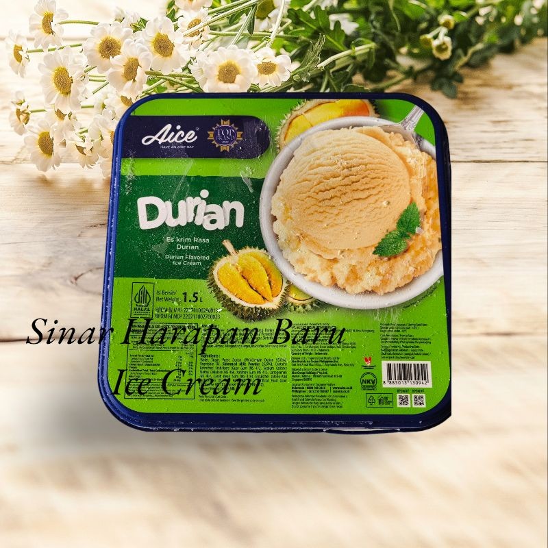 ICE CREAM AICE DURIAN 1,5 liter