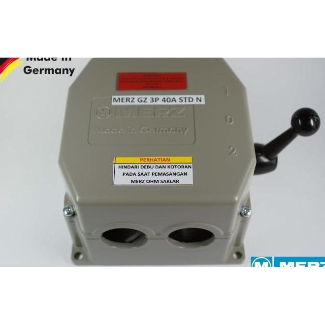 Merz Gz 40A/3P Buatan Jerman (Std N) Cos/Ohm Saklar/Handle Genset