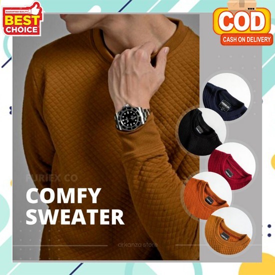 Jacket Sweatwr Pria Switear Cowok Terbaru 2024 Sweateer Ori Import Korea Premium Branded Sweater Cre