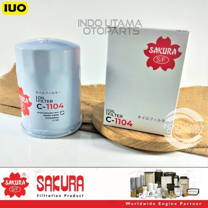 FILTER OLI FORD EVEREST FORD RANGER 2500CC SARINGAN OLI SAKURA C-1104