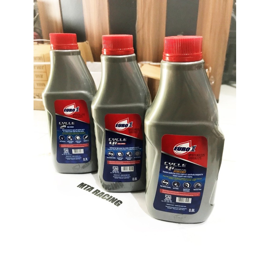 OIL OIL EURO 1 MATIC 4TAK FOUR STROKE 2TAK TWO STROKE