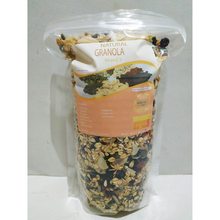 

Natural Granola Mixed 3 - 1 Kg