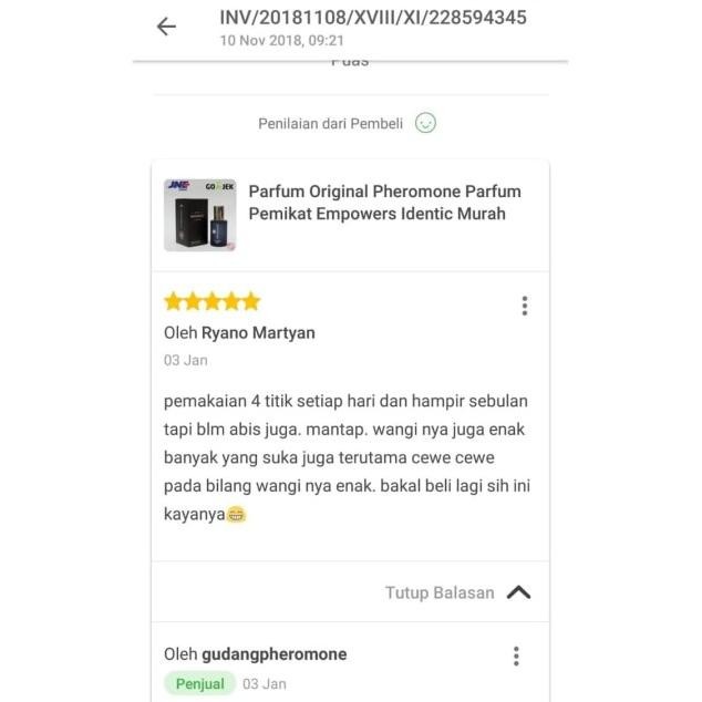 Parfum Pheromone Parfum Pekat Empowers Identic