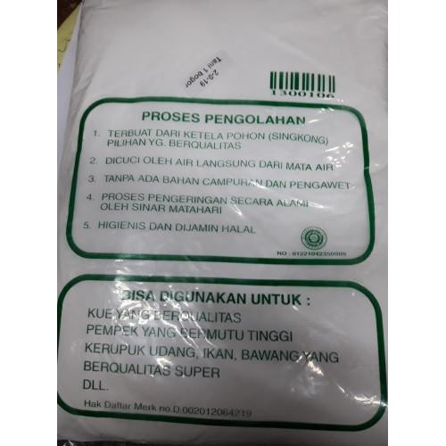 

TEPUNG TAPIOKA cap IBU TANI 1Dus isi 10