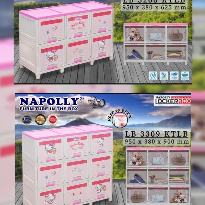 LEMARI PLASTIK NAPOLLY/LOCKER BOX NAPOLLY HT
