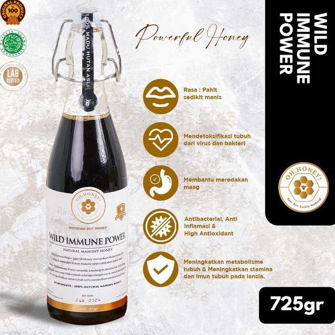 

Wild Immune Power - Powerful Immune Booster / 100% Madu Hutan Asli