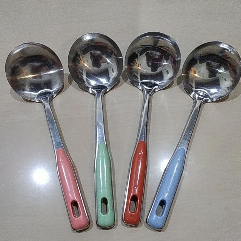 Sendok sayur stainless/Irus Sayur stainless warna pastel/Irus kls
