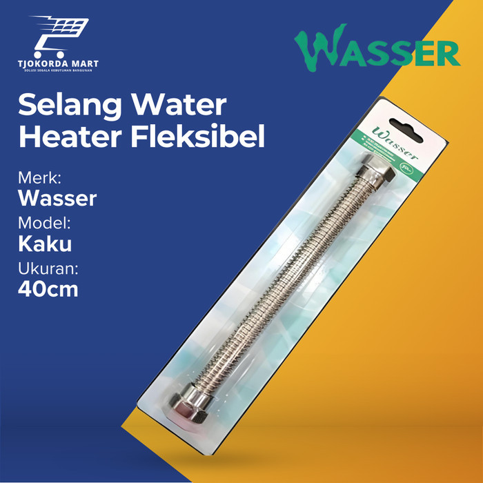 Terlaris Selang Fleksibel Air Panas Water Heater Kaku Stainless Wasser SALE