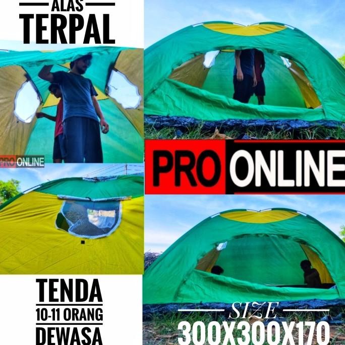 Tenda camping orang 10-11 dewasa - tenda kapasitas 8-9 untuk kemping GT