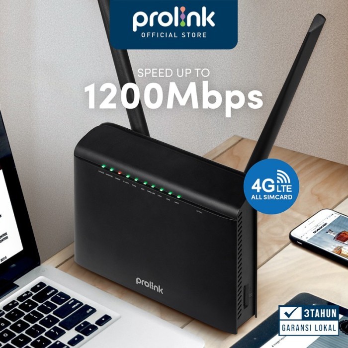 MODEM WIFI WIRELESS ROUTER PROLINK DL7303 SIM 4G LTE DUAL BAND UNLOCK