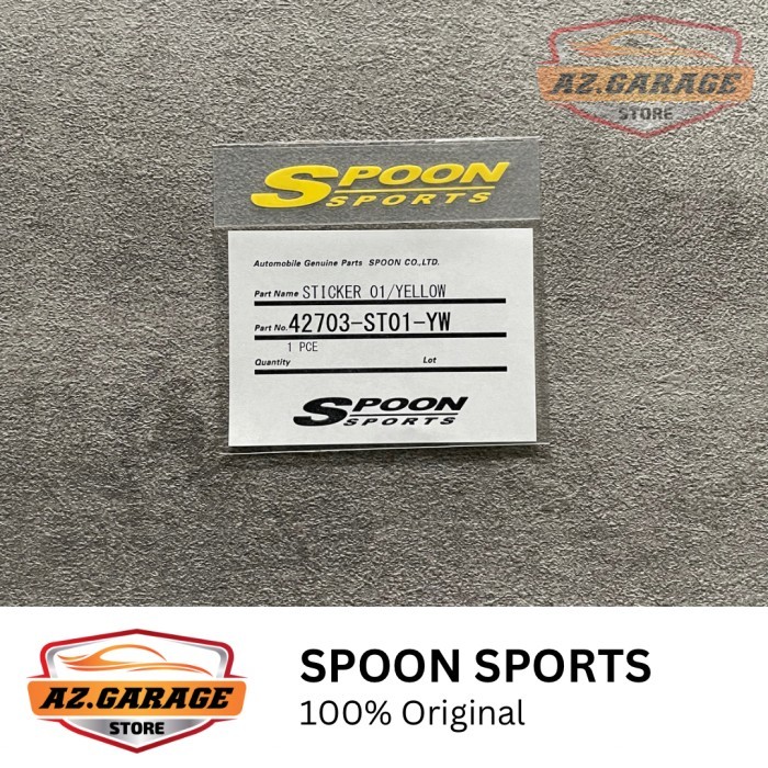 Sticker Velg Spoon Sport SW388 Original Made in Japan