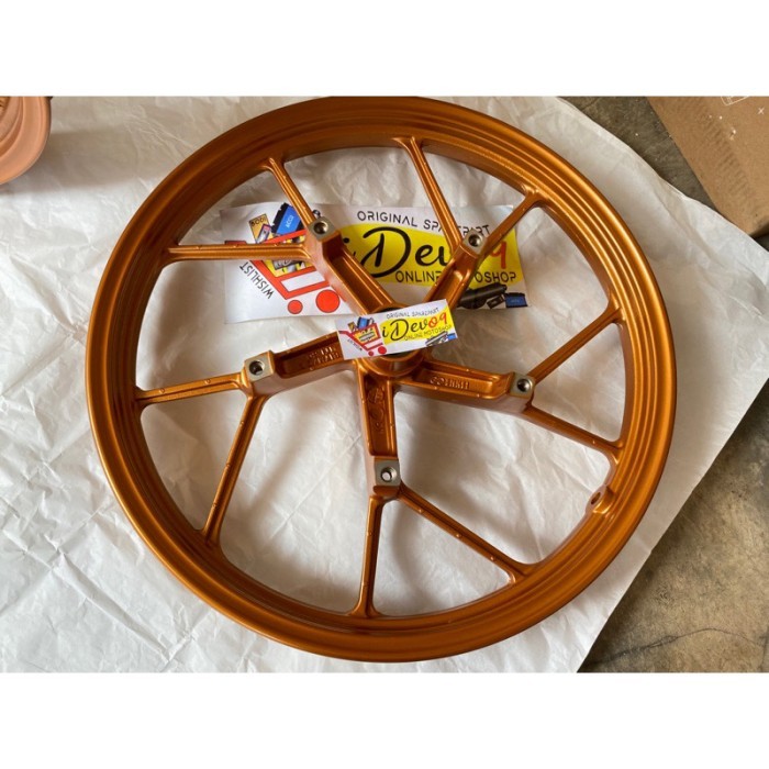 Velg Roda Depan Belakang Satria Fu Fi Injeksi Gold Original SGP