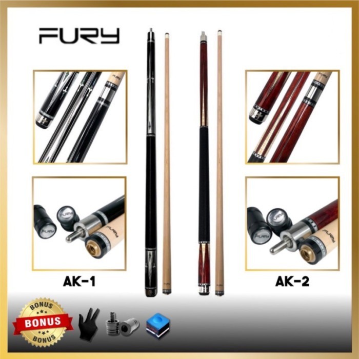 STICK BILLIARD FURY AK SERIES-STICK FURY - AK 1 AK 2