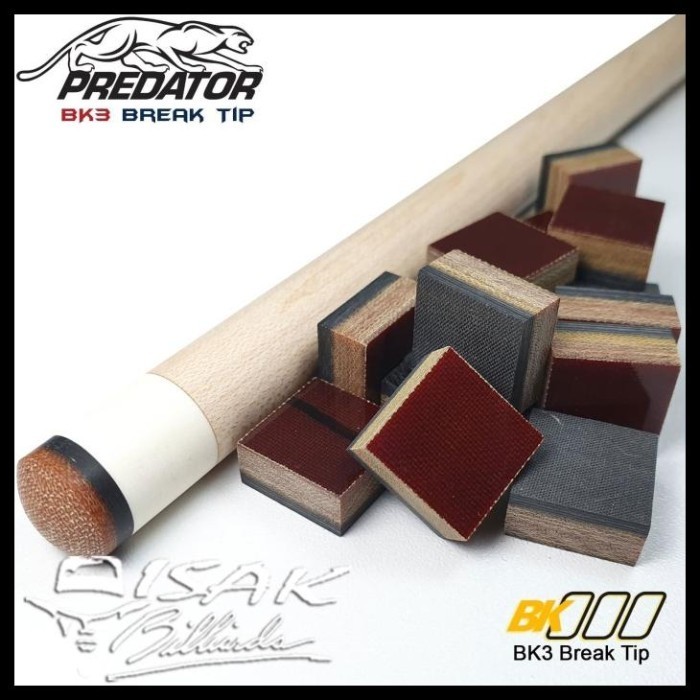 READY STOCK PREDATOR BK TIP - PHENOLIC BREAK HARD TIPS - BILLIARD