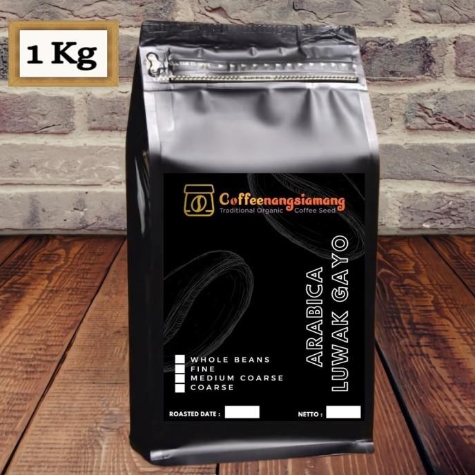 

KOPI ARABIKA LUWAK GAYO 1Kg PREMIUM - (Biji/Giling)