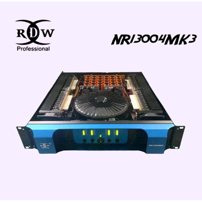 Power Amplifier RDW NR 13004 MK3 NR 13004MK3 NR13004 Class H 4 Channel