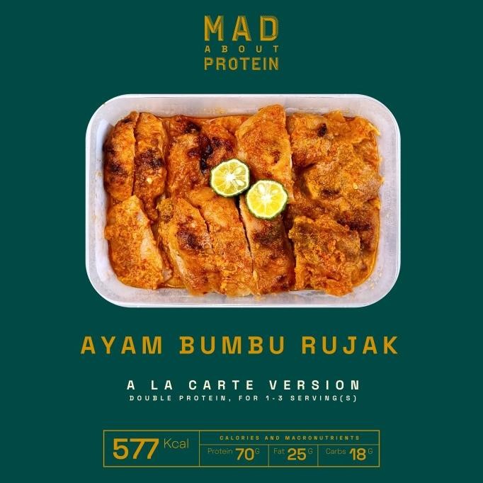 

[ALA CARTE] Ayam Bumbu Rujak - MAD ABOUT PROTEIN Frozen Mealprep