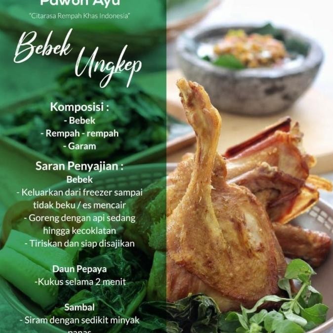 Bebek ungkep Kartasura - Pawon Ayu