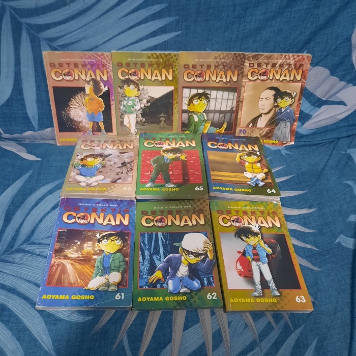 Paket Komik Detektif Conan Set Vol 61-70 61 62 63 64 65 66 67 68 69 70