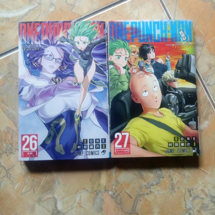 Komik One Punch man Volume 26 dan volume 27 JP Jepang Japanese