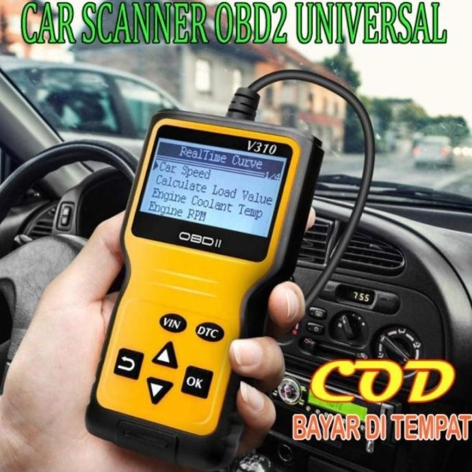 Scanner Mobil Obd2 Universal Scaner Alat Diagnostik Kerusakan Mobil