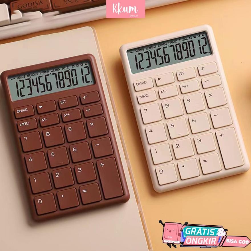 

Special Sale! Kalkulator 12 digits aesthetic/ Calculator simple electronic Premium