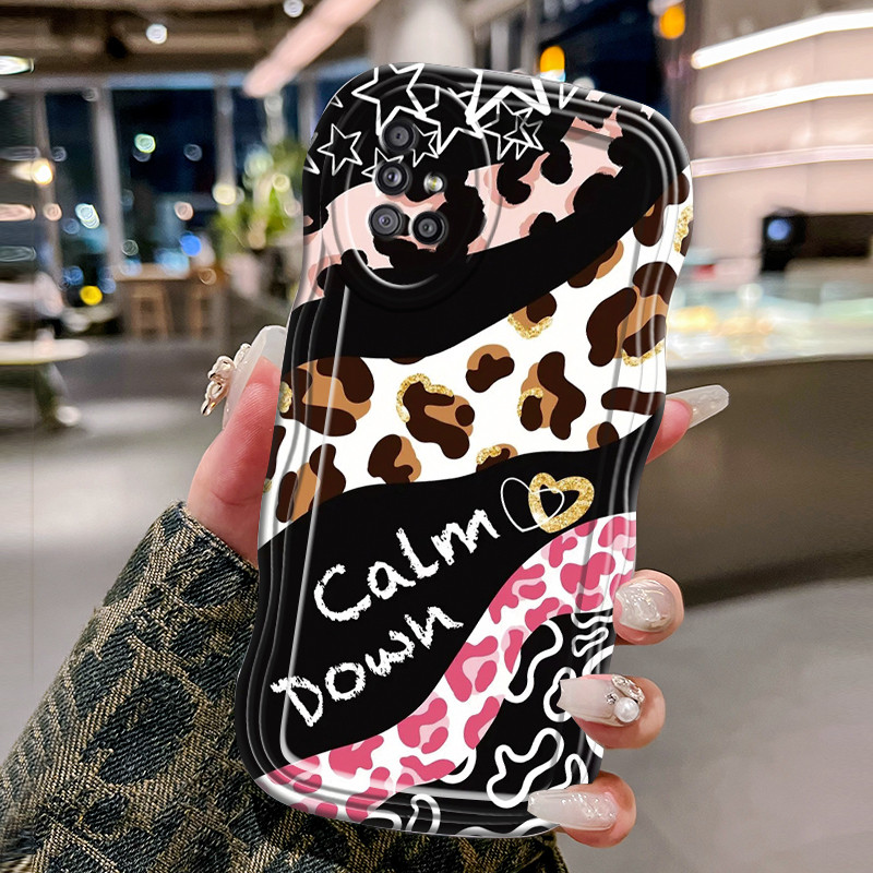 Casing Hp Untuk Samsung Galaxy A51 M40s Case Casing Softcase lembut pola macan tutul HP Kesing trend