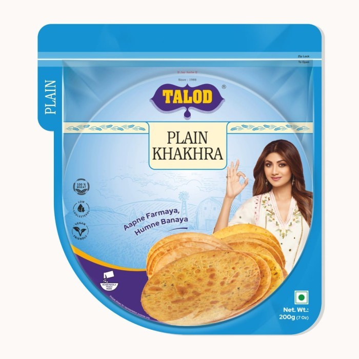 

cusss order] Talod plain khakhra 200gm