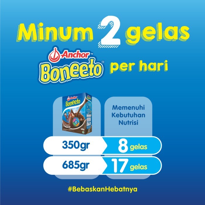 

Boneeto Susu Bubuk Cokelat 2 x 685g- Daya Pikir dan Tubuh Aktif